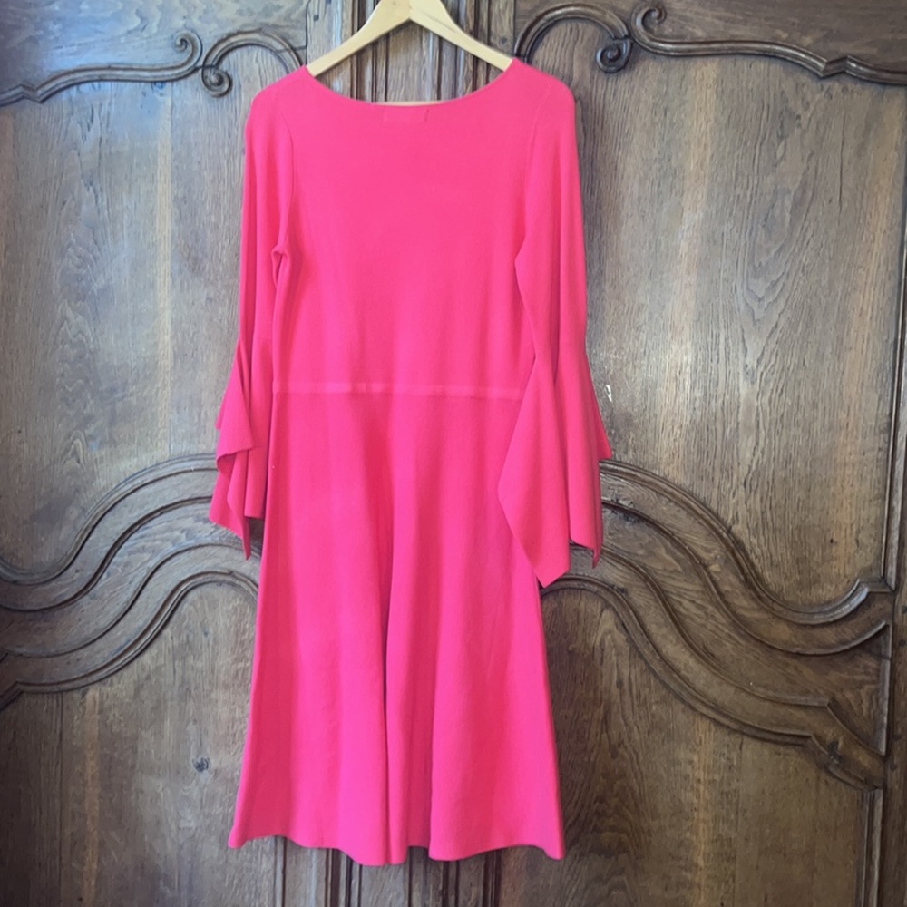 Banana Republic Pink Knit Handkerchief Sleeve Dress - Picture 9 of 15